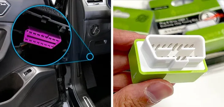 collage of installed Fuel Save Pro and a man holding one